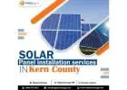 Solar panel installation services in Kern County