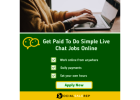 Make $30/hr with Live Chat Work!