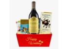 Buy Online Elegant Wedding Wine Gift Baskets in Denver