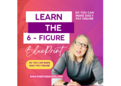 Dream of big online earnings? Our 6-figure blueprint is perfect for busy lives and tech beginners!