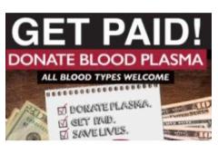 Heros Wanted! Save Lives! Get paid $500 to $750 for approximately 10/hrs of your time