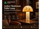 Capiz Shell Mushroom Table Lamp for Elegant USA Home Interiors
